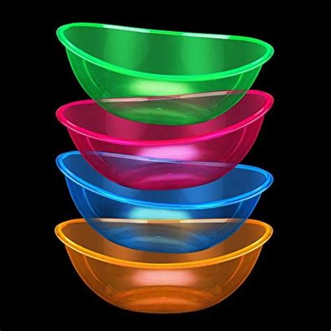 Oval Plastic Contoured Serving Bowls Party Snack Of Salad