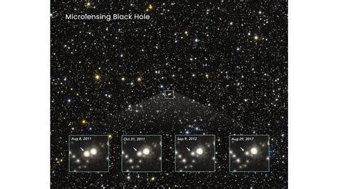 Microlensing Black Hole Hubblesite
