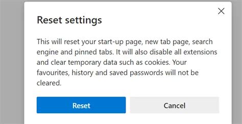 How To Reset Settings In Microsoft Edge Browser Riset