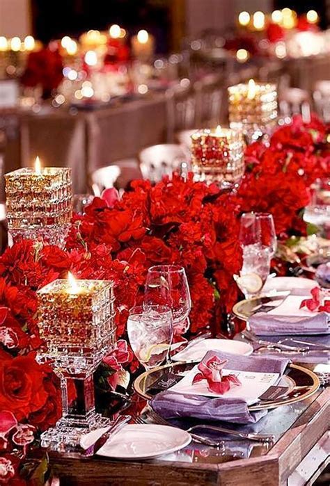 30 Valentines Day Wedding Ideas Wedding Forward Red Wedding Receptions Valentines Day