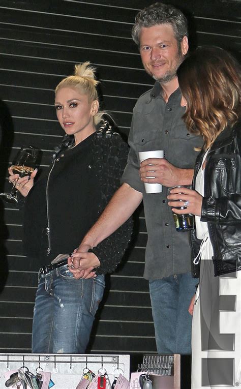 Photos From Gwen Stefani And Blake Shelton Photographed For The First Time As An Official Couple