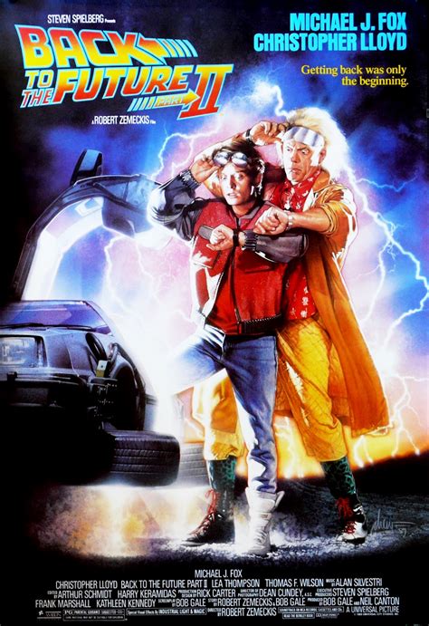 The Geeky Nerfherder Movie Poster Art Back To The Future Part Ii 1989