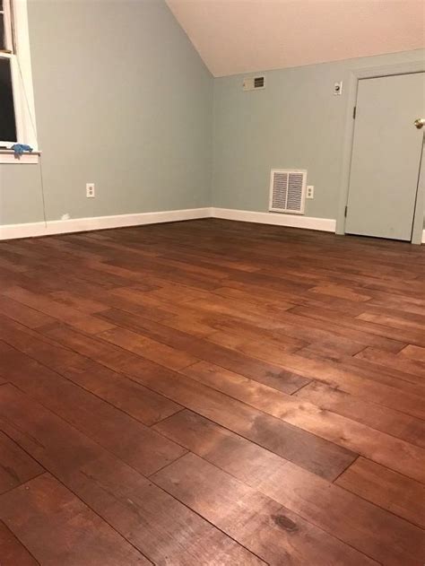 Use the 150 grit sandpaper and scar the surface of the previous finish (varnish, etc.) in a circular motion. Floors From Plywood to "hardwood Look" | Plywood plank flooring, Diy wood floors, Cheap wood ...