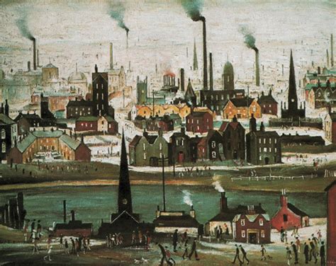 He developed a distinctive style of painting and is best known for his urban landscapes peopled with human figures often referred to as matchstick men. Industrial Landscape:The Canal Art Print by L S Lowry ...