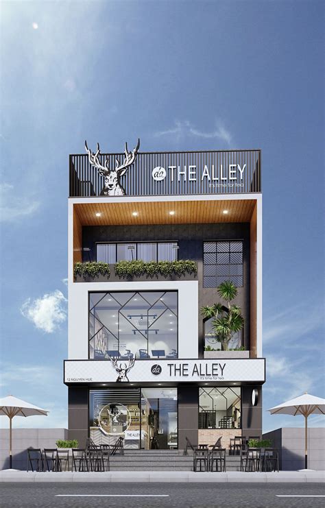 Design The Alley Hue City Cường Nguyễn Design On Behance Cafe Shop