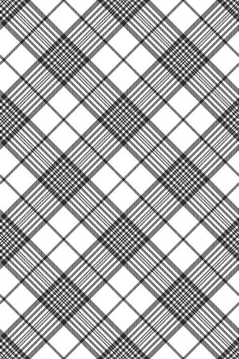 Black And White Vector Patterns Texture Tartan Plaid Wallpaper