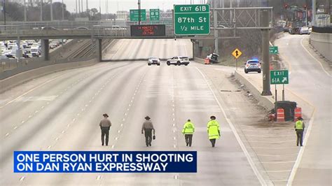 1 Shot On Outbound Dan Ryan Expressway Isp Abc7 Chicago