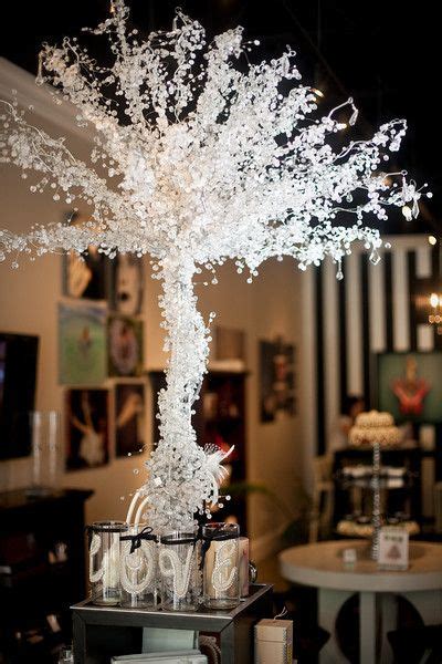 Lighted Tree Centerpieces For Weddings Beautiful Tall Crystal Wedding
