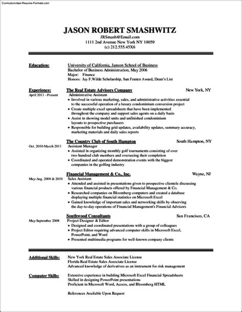 Word Professional Resume Template Free Samples Examples And Format