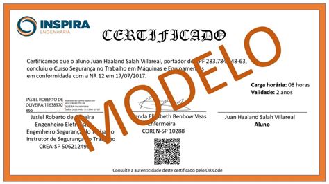 Nr 12 Curso Com Certificado Curso Nr 35 Nr 10 Valor De R 14000