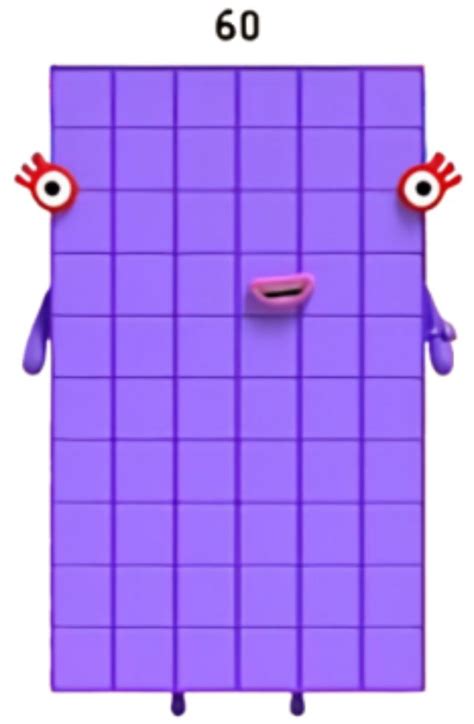 Sixty Or 60 Is A Numberblock Made Up Of 60 Blocks She Is Voiced By