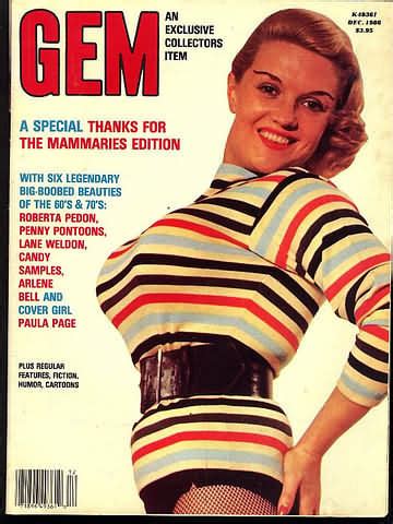 Gem December 1986 A Special Thanks For The Mammaries Edition M
