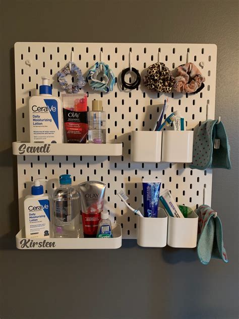 How To Hang An Ikea Pegboard With Command Strips My