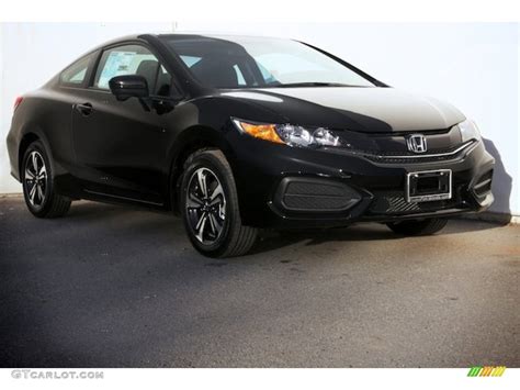 2014 Crystal Black Pearl Honda Civic Ex Coupe 92488764 Photo 12