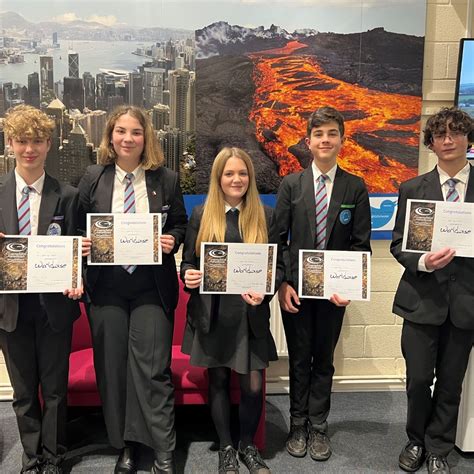 Upton By Chester High School Geography Quiz Success