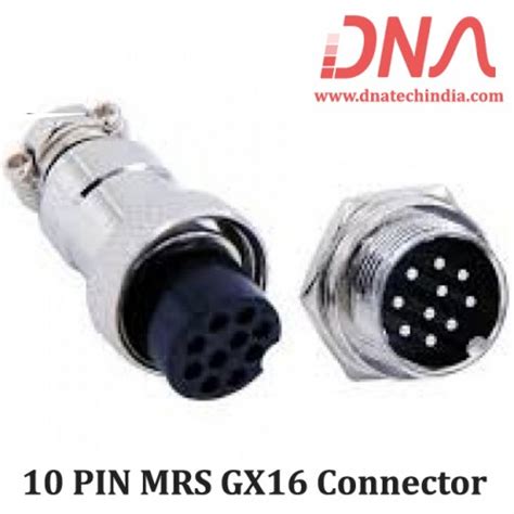 Buy Online 10 Pin Mrs Gx 16 Aviation Connector In India At Low Cost