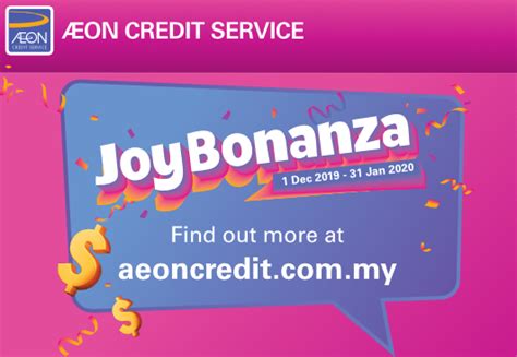 Aeon credit service (m) bhd, kuala lumpur, malaysia. AEON Credit JoyBonanza Campaign
