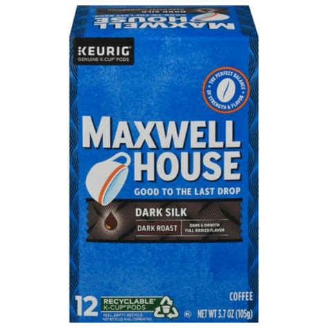Maxwell House Dark Silk Dark Roast K Cup Coffee Pods 37 Oz Kroger