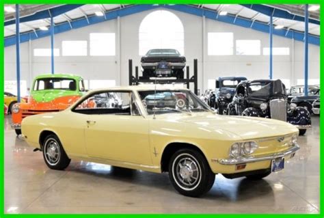 Chevrolet Corvair Coupe 1968 Yellow For Sale 105378w108759 1968