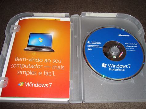 Dvd Windows 7 Professional Br Original Versão 3264 Bits R 115