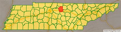 Map Of Smith County Tennessee