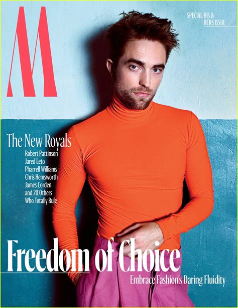 Robert Pattinson Wears Skin Tight Turtleneck For W Magazine Photo