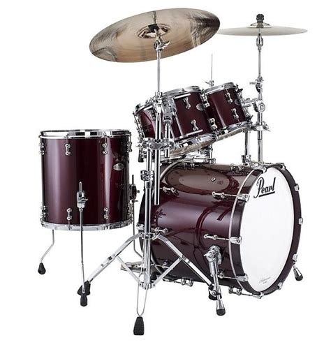 Pearl Reference Pure Black Cherry New 22x1810x812x916x16 Reverb