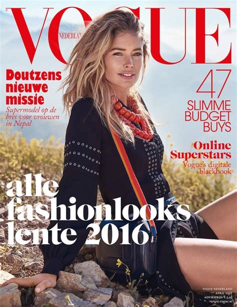 Doutzen Kroes Covers Vogue Netherlands April 2016