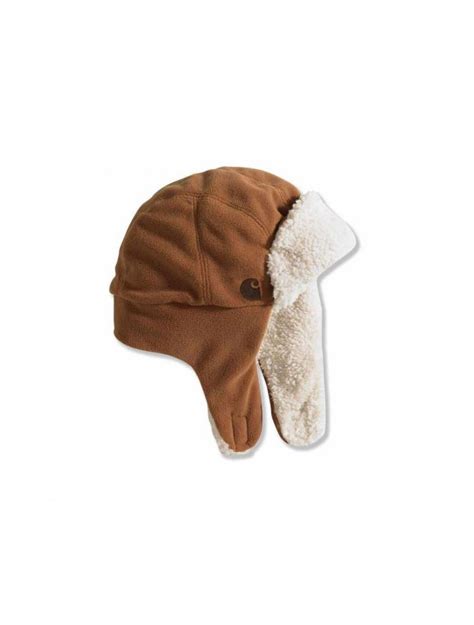 Carhartt Toddler Knit Trapper Hat Sherpa Lined