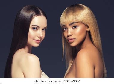 Mixed Races Women Beauty Portrait Caucasian Stock Photo Edit Now
