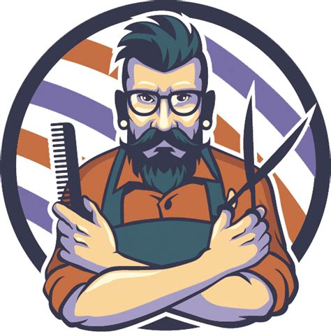 5 Transparent Png Barbershop Logo Clipart Full Size C