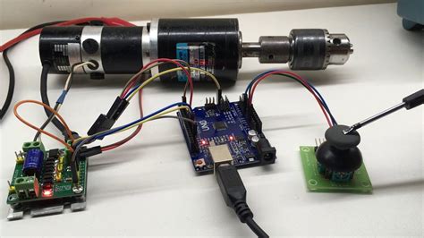 Arduino Brushed Dc Servo Motor Position Control Using Joystick