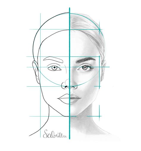 Ein Weibliches Gesicht Zeichnen Schritt Für Schritt Draw With Sabrillu