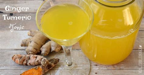 Recipe Ginger Tumeric Tonic Jump Start Your Day With This Giner