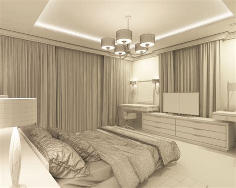 3d модель спальная комната Turbosquid 900805