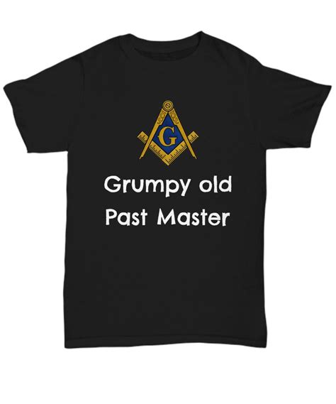 Masonic Shirt Grumpy Old Past Master Funny Freemason Symbol Lodge