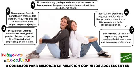 5 Consejos Para Mejorar La RelaciÓn Con Hijos Adolescentes