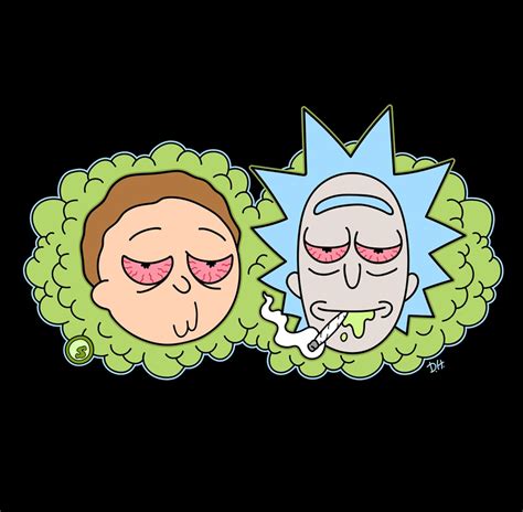 Join rick and morty as they boldly go where no sane person would even consider. Stoner Rick and Morty | Rick and morty drawing, Rick and ...