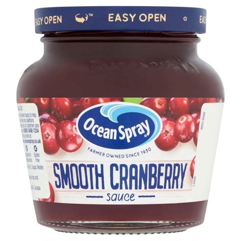 After thawing, it may become too watery. Ocean Spray Smooth Cranberry Sauce | Morrisons