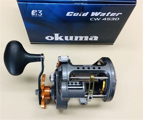 Okuma Cold Water Line Counter Round Reel Model Cw D Right Hand