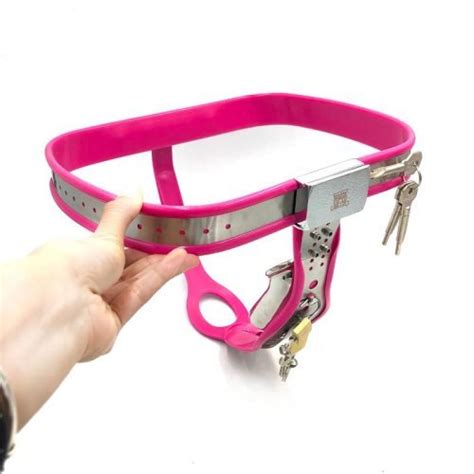 Stainless Steel Unisex Chastity Belt Free Shipping SQ SMBSM