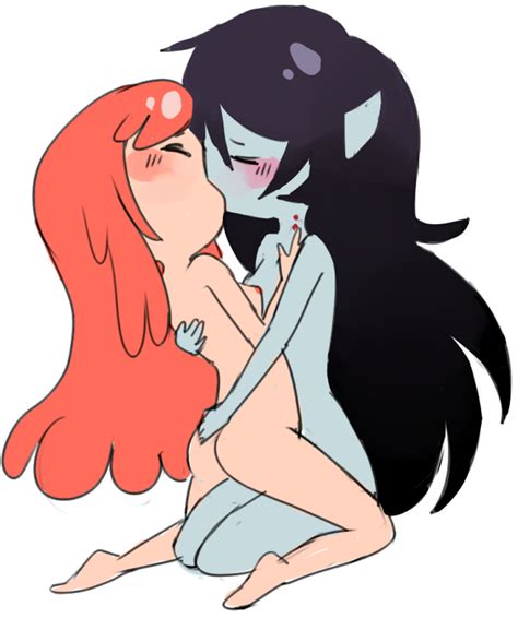 Rule 34 Adventure Time Kissing Marceline Nude Princess Bubblegum Tagme Yuri 1365855