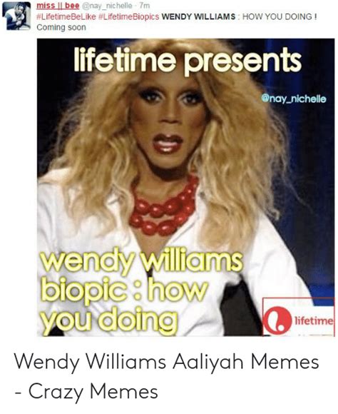 Miss Bee 7m Lifetimebelike Lifetimebiopics Wendy Williams How You
