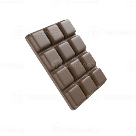 Chocolate Bar 3d Illustration Rendering 22608896 Png