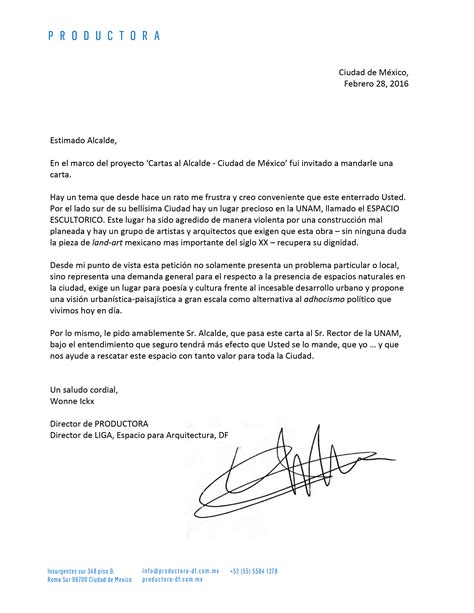 Cartas Al Alcalde Archivos Arquine