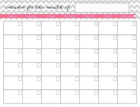 Free Fill In Printable Calendars Calendar Printables Free Blank Downloadable Calendar To Fill