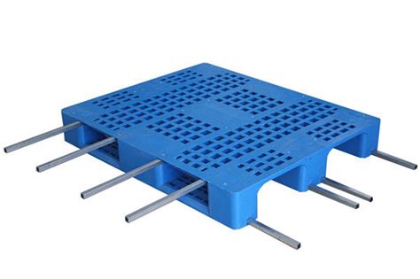 Steel Reinforced Plastic Pallets For Warehouse 6 T Static Load 1000x1000mm