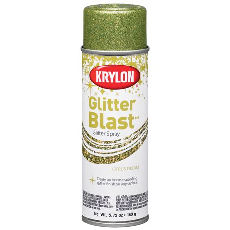 Krylon Glitter Blast Glitter Spray Paint 57 Oz Citrus Dream