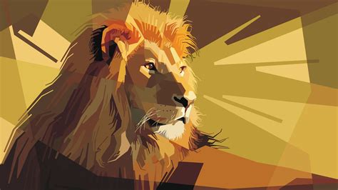 2048x1152 Artistic Lion 2048x1152 Resolution Hd 4k Wallpapers Images
