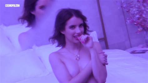 Emma Roberts Topless For Cosmopolitan Photos The Fappening